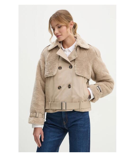 Καμπαρντίνα Pepe Jeans FIONA χρώμα: μπεζ, PL402500