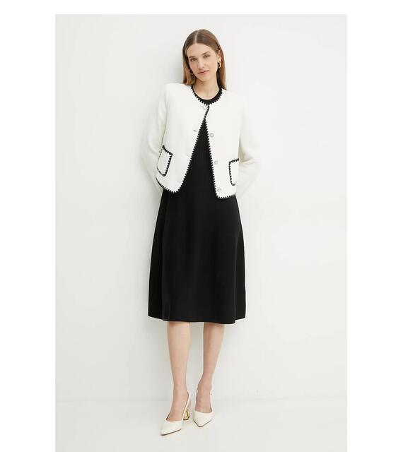 Σακάκι Guess LUCILLA χρώμα: μπεζ, W5RN20 WGVQ2