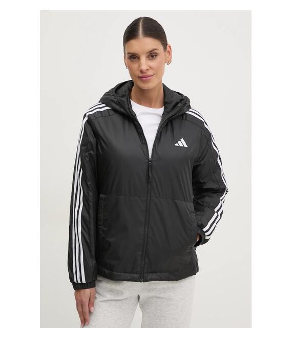 Μπουφάν adidas Essential χρώμα: μαύρο, JD1025