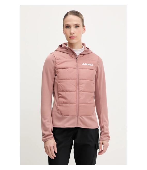 Αθλητικό μπουφάν adidas TERREX Multi Hybrid χρώμα: πορτοκαλί, JD8416