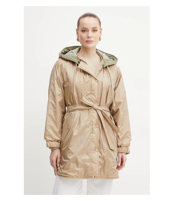 Μπουφάν δυο όψεων Weekend Max Mara χρώμα: μπεζ, 2515491031600