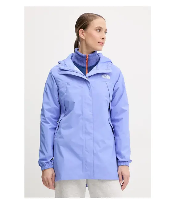 Μπουφάν The North Face Antora Rain χρώμα: μοβ, NF0A8BKC0YI1