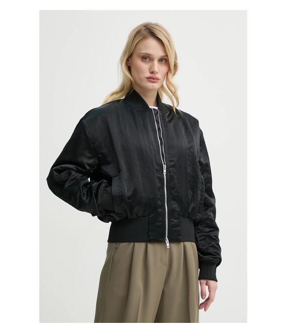 Μπουφάν bomber Filippa K χρώμα: μαύρο, 31568