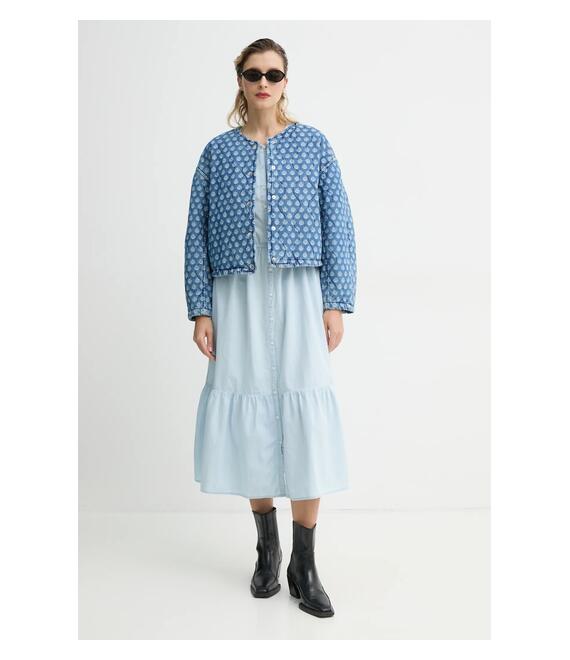 Μπουφάν Levi's RUMER QUILTED LINER SHRT χρώμα: μπλε, 001FR