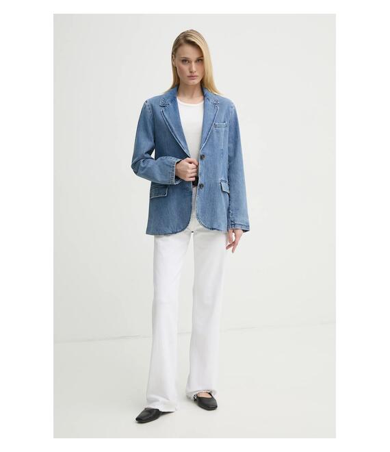 Τζιν μπουφάν Levi's STELLA RELAXED BLAZER χρώμα: μπλε, 001FX