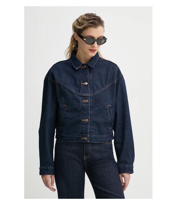 Μπουφάν Levi's SHRUNKEN 90S TRCKR WSTRN χρώμα: ναυτικό μπλε, 001WO