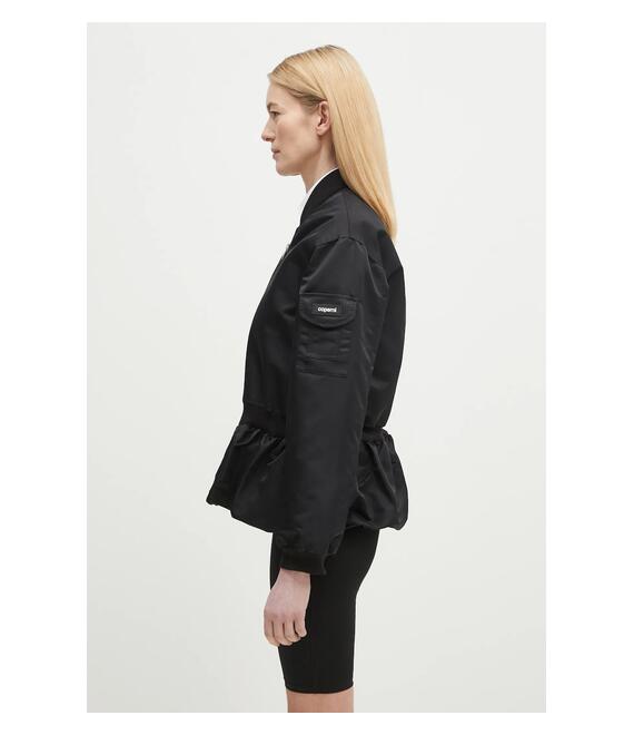 Coperni Gathered Hem Bomber χρώμα: μαύρο, COPBL24F3003