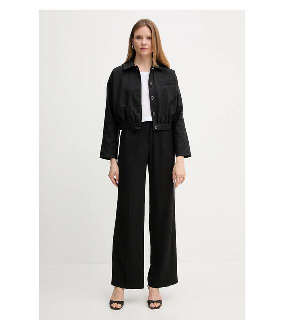 Μπουφάν Guess RIAN χρώμα: μαύρο, W5GL27 WH872