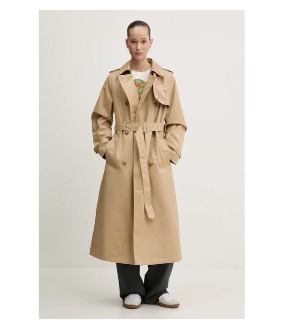 Καμπαρντίνα Superdry χρώμα: μπεζ, W5011871A-5YE