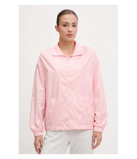 Μπουφάν Guess χρώμα: ροζ, V5GL01 WH482