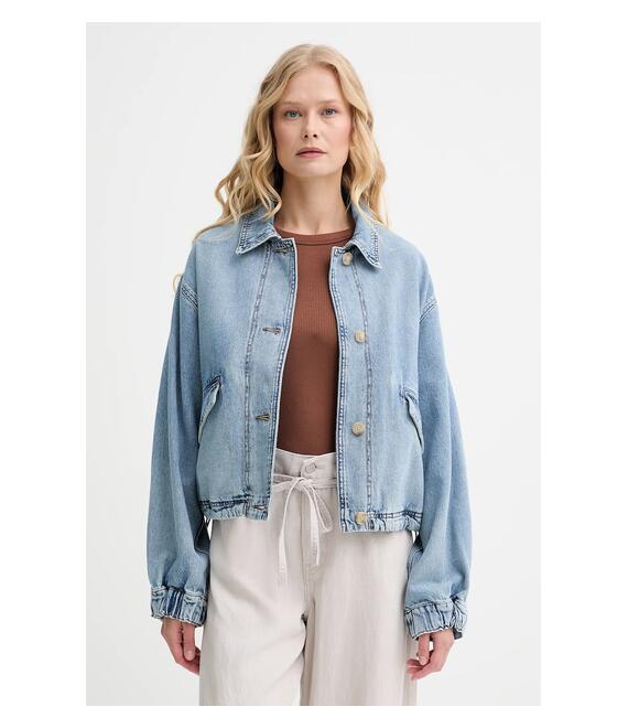 Τζιν μπουφάν Levi's JANIS UTILITY JACKET χρώμα: μπλε, 001FV