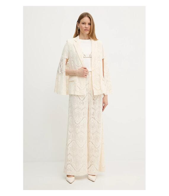 Σακάκι Twinset χρώμα: μπεζ, 251TS2190