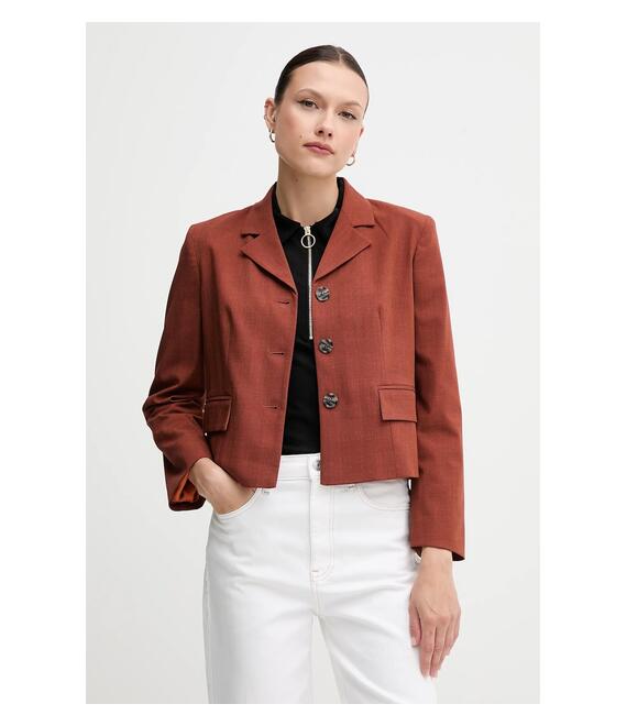 Σακάκι Sisley χρώμα: πορτοκαλί, 290TLW02W