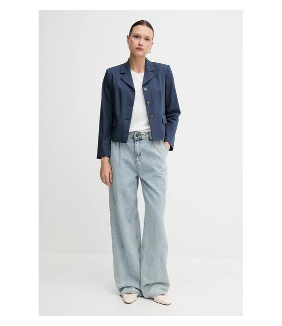 Σακάκι Sisley χρώμα: ναυτικό μπλε, 290TLW02W