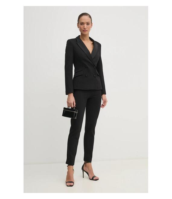Σακάκι Marciano Guess SHIMMY χρώμα: μαύρο, 5RGN09 6304A
