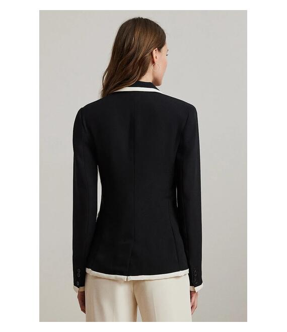 Σακάκι Lauren Ralph Lauren χρώμα: μαύρο, 200936101