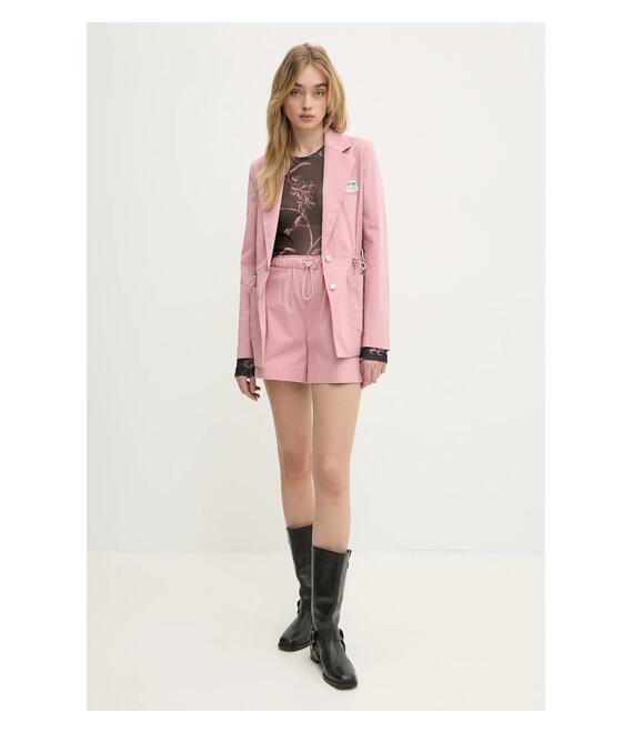 Σακάκι Moschino Jeans χρώμα: ροζ, 0513 3224