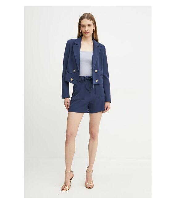 Σακάκι Guess ANDREE χρώμα: ναυτικό μπλε, W5GN67 WH9Y2