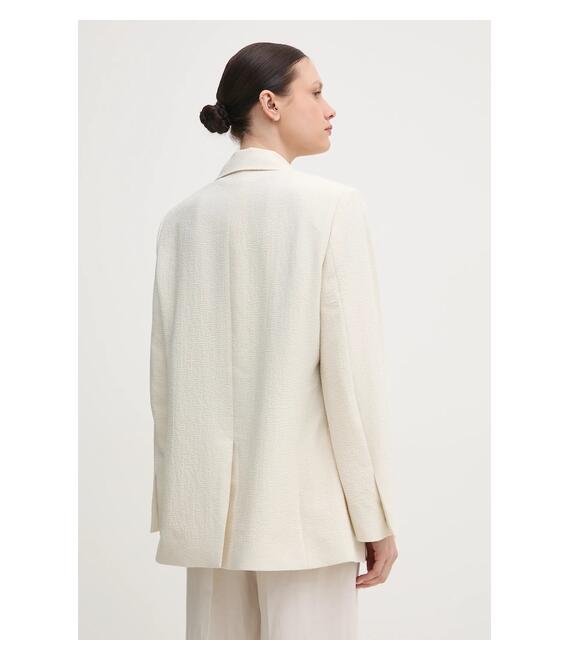Σακάκι Calvin Klein χρώμα: μπεζ, K20K208240