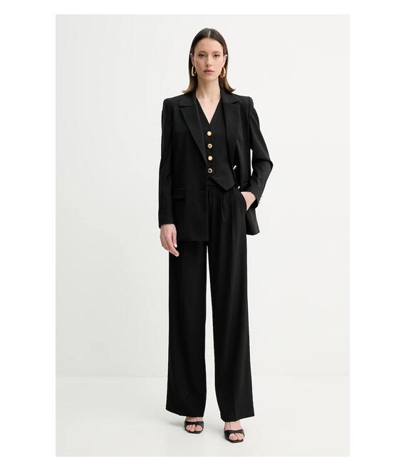 Μπλέιζερ με μίγμα μαλλιού Marciano Guess IRINA χρώμα: μαύρο, 5GGN04 7294A