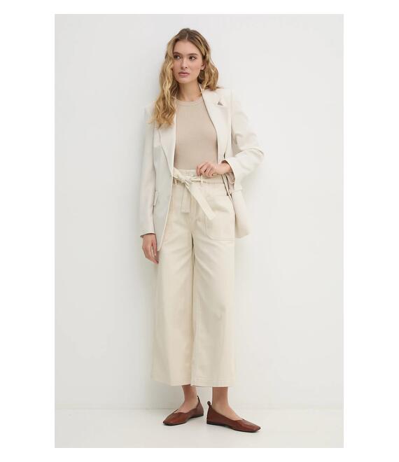 Blazer με μείγμα λινών Joop! χρώμα: μπεζ, 30046414