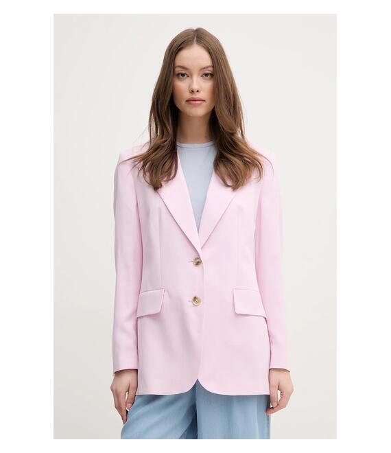 Blazer με μείγμα λινών Joop! χρώμα: μοβ, 30046414
