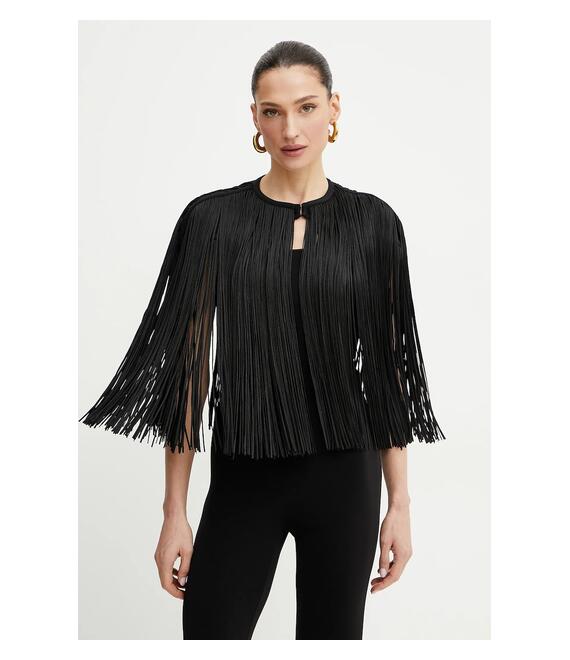 Σακάκι Herve Leger Icon χρώμα: μαύρο, FRI1456462