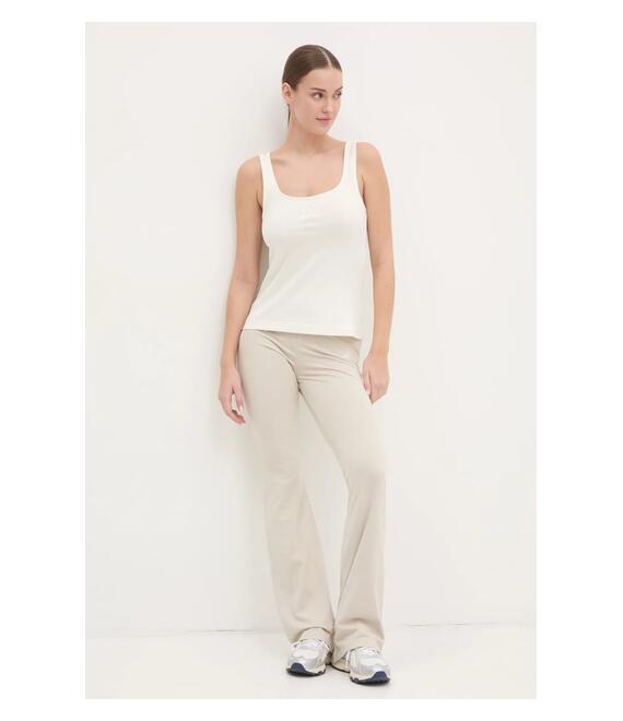 Κολάν adidas Essentials χρώμα: μπεζ, JD3072