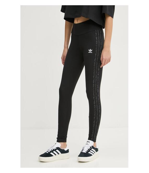 Παντελόνι adidas Originals SNAKE 3S LGNGS χρώμα: μαύρο, JC5750