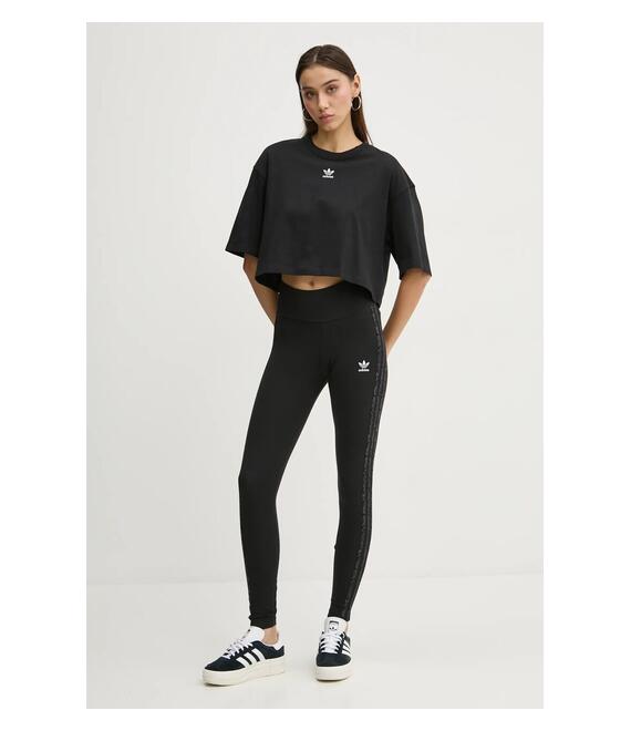 Παντελόνι adidas Originals SNAKE 3S LGNGS χρώμα: μαύρο, JC5750