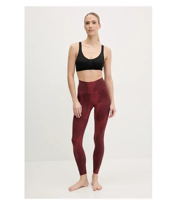 Κολάν γιόγκα adidas Performance All Me χρώμα: μπορντό, JJ3874