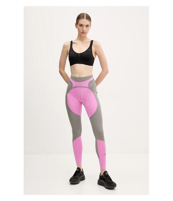 Κολάν προπόνησης adidas by Stella McCartney Two-Tone χρώμα: μοβ, JI5247