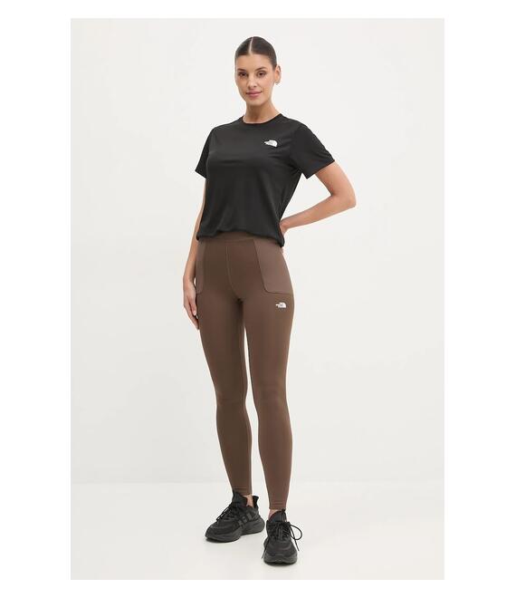 Αθλητικό κολάν The North Face Refina χρώμα: καφέ, NF0A89181OI1