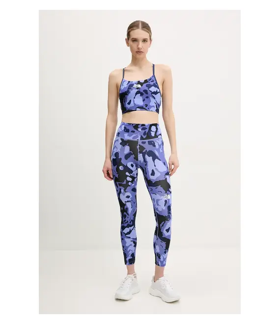 Αθλητικό κολάν The North Face Ma Flex 25In χρώμα: μοβ, NF0A8BPG8SK1