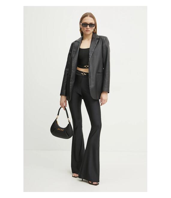 Παντελόνι Just Cavalli χρώμα: μαύρο, 78PAC101 J0108