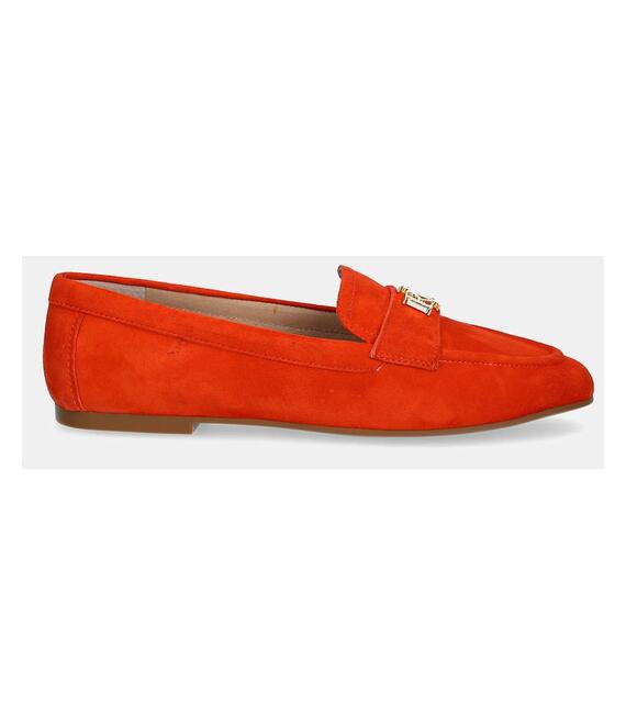 Μοκασίνια σουέτ Lauren Ralph Lauren Averi III χρώμα: πορτοκαλί, 802946809009