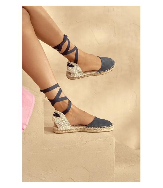 Εσπαντρίγιες Manebi Flat Valenciana Espadrilles χρώμα: μαύρο, K 1.5 P0