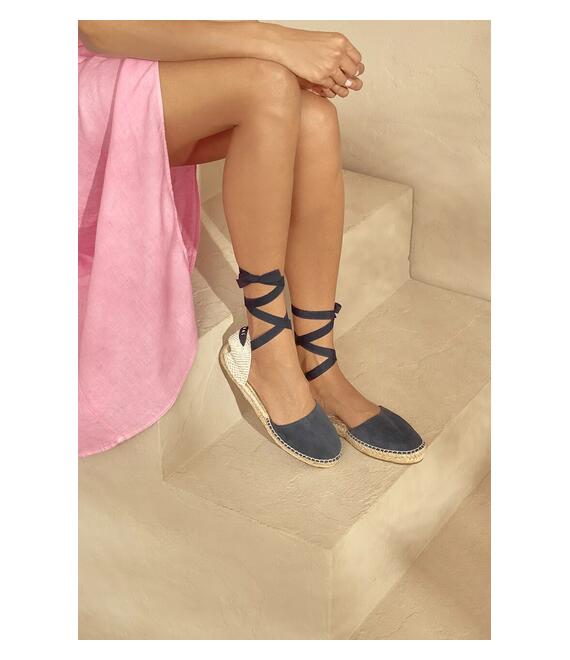 Εσπαντρίγιες Manebi Flat Valenciana Espadrilles χρώμα: μαύρο, K 1.5 P0