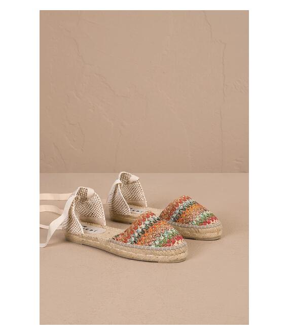 Εσπαντρίγιες Manebi Flat Valenciana Espadrilles χρώμα: πολύχρωμο, H 3.4 P0