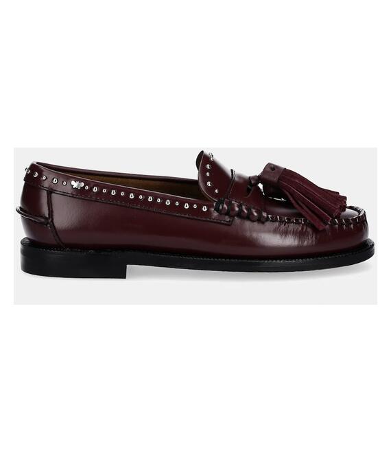 Δερμάτινα μοκασίνια Weekend Max Mara WEEKENDAN χρώμα: μπορντό, 2515521014600