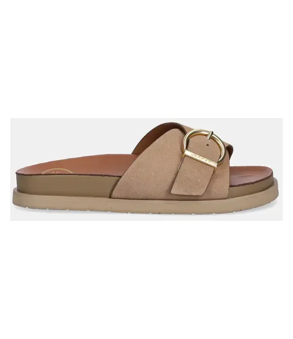 Nubuck παντόφλες Gant Mardale χρώμα: μπεζ, 30503936.G25