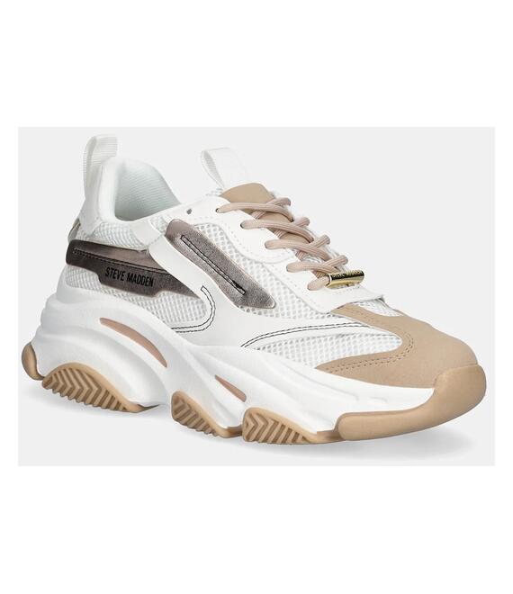 Αθλητικά Steve Madden Possession-SE χρώμα: μπεζ, SM19000033