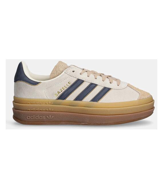 Δερμάτινα αθλητικά παπούτσια adidas Originals Gazelle Bold χρώμα: μπεζ, JQ5126