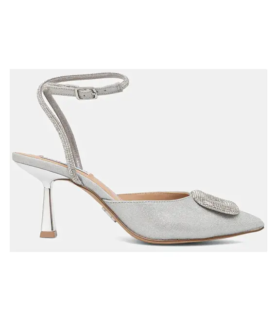 Γόβες Steve Madden Florenzia χρώμα: ασημί, SM11003738