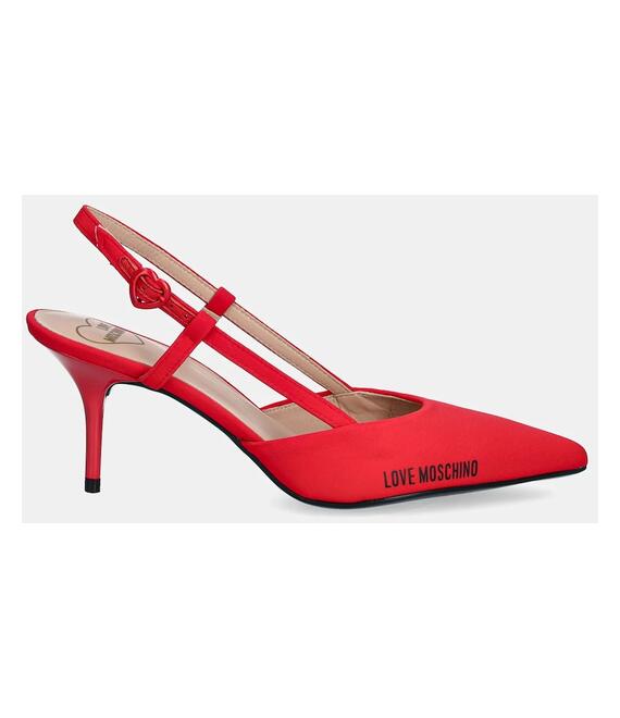 Γόβες Love Moschino χρώμα: κόκκινο, JA10627G1MIMX500