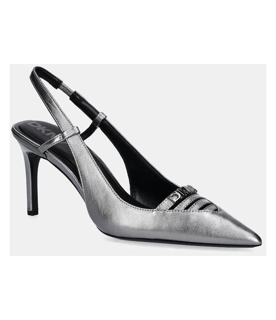 Γόβες Dkny Malden χρώμα: ασημί, K1599746