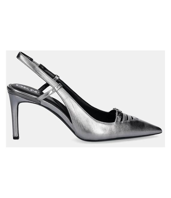 Γόβες Dkny Malden χρώμα: ασημί, K1599746