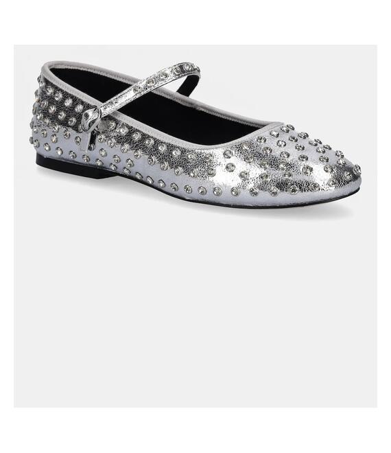 Μπαλαρίνες Steve Madden Vinetta-R χρώμα: ασημί, SM11003147