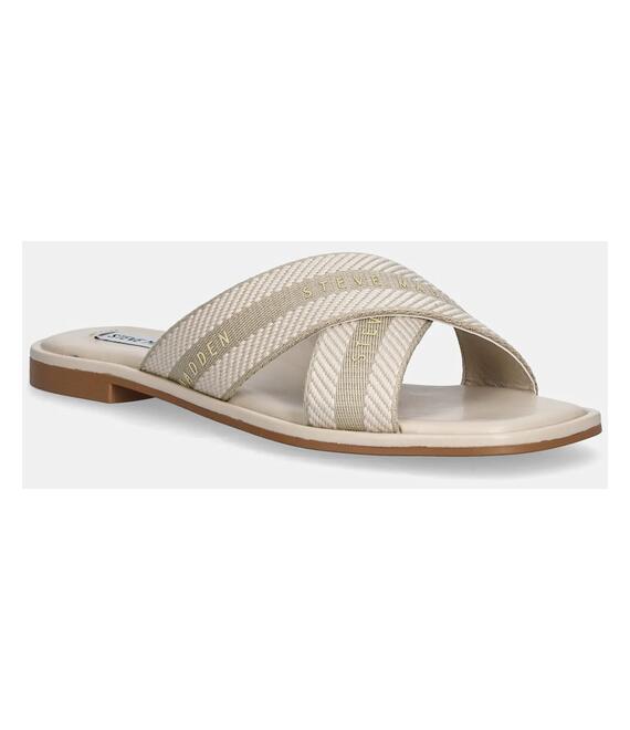 Παντόφλες Steve Madden Arrows χρώμα: μπεζ, SM11003863