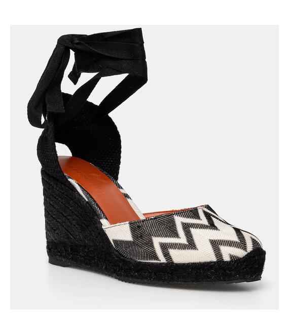 Εσπαντρίγιες Missoni Eva 80 χρώμα: μαύρο, MWB008_022